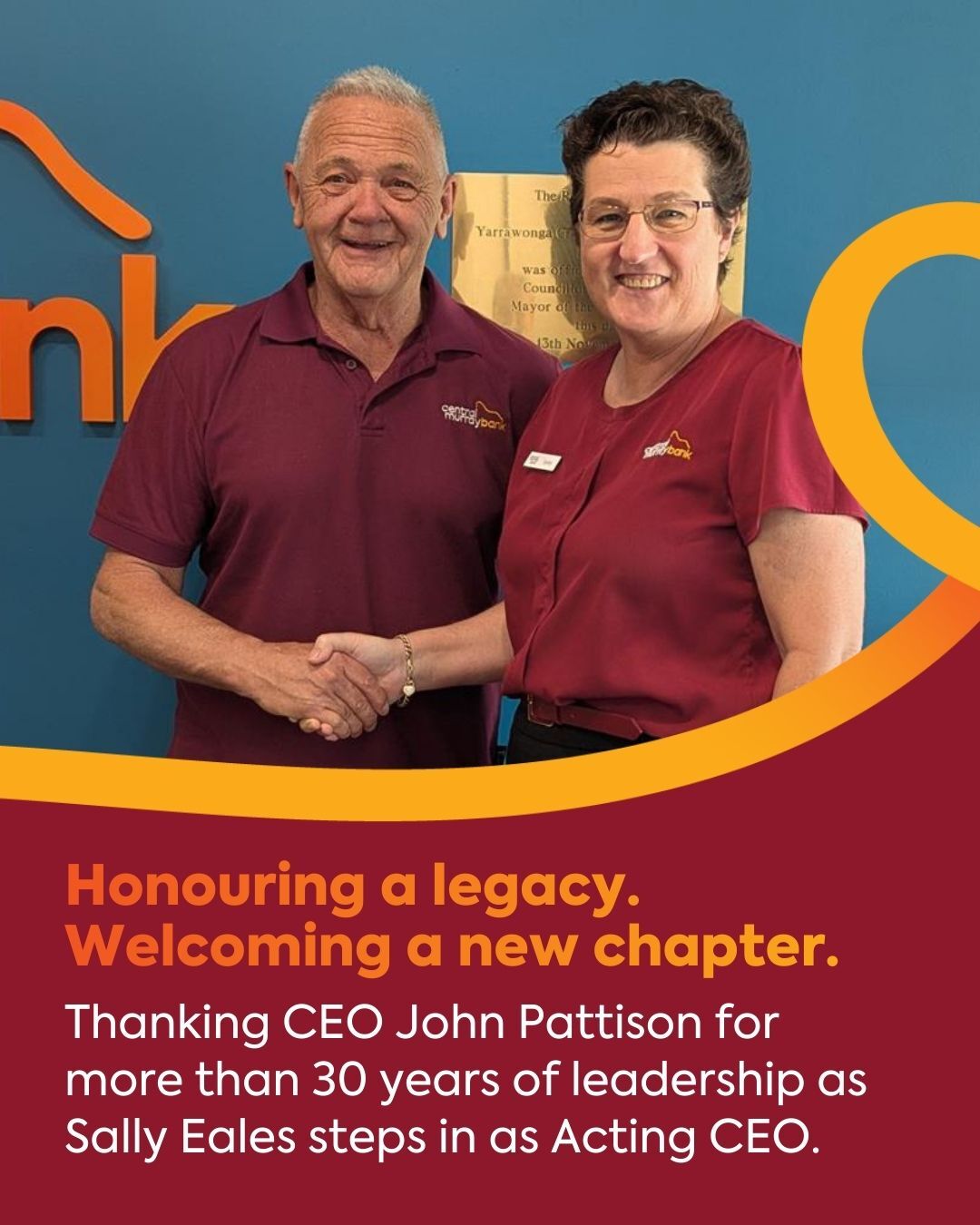 Honouring a legacy. Welcoming a new chapter